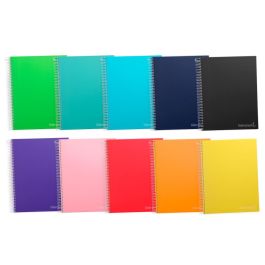 Cuaderno Espiral Liderpapel A4 Micro Jolly Multidisciplina Tapa Forrada 140H 75 gr 28H 5 mm 112H Hrtal.