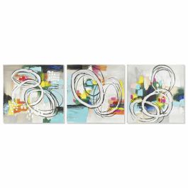 Cuadro Moderno DKD Home Decor Multicolor 2.8 x 60 x 60 cm (3 Unidades) Precio: 44.62843. SKU: S3028253