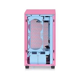 Thermaltake The Tower 200 Mini Tower Rosa Gaming - Carcasa de PC con Panel de Vidrio Templado y Soporte para Mini-ITX