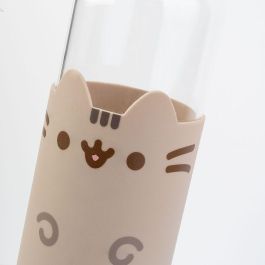 ERIK Botella de cristal Pusheen 500ml con funda de neopreno - Vidrio de borosilicato