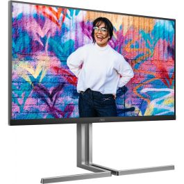 AOC U32U3CV Monitor 32 Pulgadas 4K UHD IPS 3840x2160, 16:9, 4ms, HDR DisplayHDR 400, 2xHDMI 2.0, 1xDP 1.4, 1xUSB-C (96W), Negro