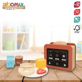 Tostadora de juguete Woomax 10 Piezas 18,5 x 12,5 x 7,5 cm (4 Unidades) Tostadora de juguete Woomax 10 Piezas 18,5 x 12,5 x 7,5 cm (4 Unidades)