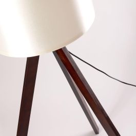 Lámpara de Suelo Trípode de Madera Estilo Nórdico Rústico Natural OPV-780SGN3436