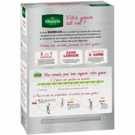 Vilmorin VIL3182670261664 Semillas de Césped Tratamiento Universal Resiembra 2 en 1 - Rebrote Muy Rápido 1kg