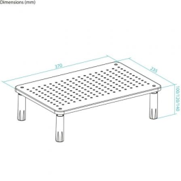 TooQ TQMR086 Soporte Elevador Multiusos para Monitor, Portátil, Impresora - Negro, Ergonómico, 20kg, Altura Ajustable TooQ TQMR086 Soporte Elevador Multiusos para Monitor, Portátil, Impresora - Negro, Ergonómico, 20kg, Altura Ajustable