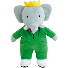 Jemini Peluche Elefante Rey Babar +/- 20 cm - Representación perfecta del rey de los elefantes