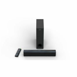 Majority MAJ5056444108869 Barra de Sonido 2.1 con Subwoofer cableado, Bluetooth, USB, Óptica, Aux - 100W - Negro