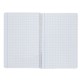 Liderpapel Cuaderno espiral folio tapa blanda 80 hojas 60gr milimetrado 2mm colores surtidos