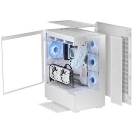 Mars Gaming MCULT Caja Ordenador Torre PC ATX EATX micro ATX Mini-ITX Blanca con Paneles de Vidrio Templado