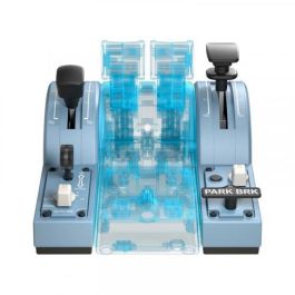 Thrustmaster TCA Quadrant Add-On Airbus Edition - Simulador de Vuelo para PC - Negro, Azul