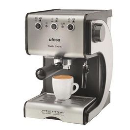 CAFETERA UFESA CE7141 - 1050W - DEPOSITO 1.5L - BOMBA 15 BAR - CAFÉ MOLIDO/MONODOSIS - VAPORIZADOR - 2 FILTROS BAR CREAM CAFETERA UFESA CE7141 - 1050W - DEPOSITO 1.5L - BOMBA 15 BAR - CAFÉ MOLIDO/MONODOSIS - VAPORIZADOR - 2 FILTROS BAR CREAM
