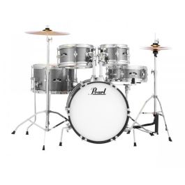 Pearl Rsj 1610Bx/0805/10550/1308+1204 & Hw - Kit Batería Roadshow Junior Grindstone Sparkle Pearl con Platos Sabian Solar y Herrajes