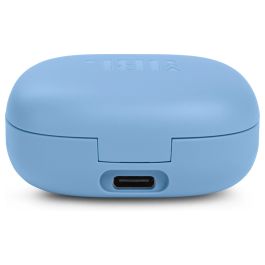 JBL Wave Flex Auriculares Bluetooth con Estuche de Carga, Autonomía 32h, Azules