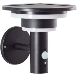 Brilliant BRI4004353437731 Aplique de Exterior Garvina LED Solar, Detector Movimiento, Acero Inoxidable, 4W, Negro Brilliant BRI4004353437731 Aplique de Exterior Garvina LED Solar, Detector Movimiento, Acero Inoxidable, 4W, Negro
