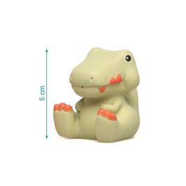 KioKids Set 5 Dinosaurios Antimoho para Baño Ecológicos 70% PVC 30% Trigo +4 Meses Juguetes Baño Bebé Multicolor