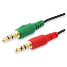 EQUIP Splitter Audiokabel 147942 3.5mm 2x St/1x Bu Negro