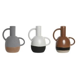Jarron Boho DKD Home Decor Gris Terracota 12 x 22.6 x 19.5 cm (3 Unidades) Precio: 50.49999977. SKU: B1HHYCXYBN