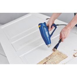 Rapid Pistola de aire caliente R1800 1800W, 300°C y 550°C, flujo de aire ajustable, para descongelar, encerar skis y más