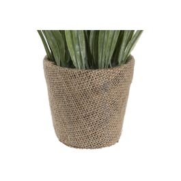DKD Home Decor Plantas Decorativas Verdes Naturales 13x25x13 cm (6 Unidades Surtidas) PE Lino