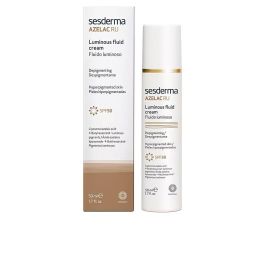 Sesderma AZELAC RU Fluido Luminoso SPF50 50 ml - Fluido Antimanchas con Efecto Flash y Alta Protección