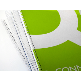 Q-connect Espiral 64 5:1 Blanco para Encuadernación de 6 mm, Caja de 200 Unidades