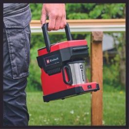 Einhell TE-CF 18 Li solo Cafetera de filtro de 0,24 L con batería recargable, fácil de usar, Negro/Rojo