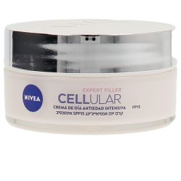 Nivea CELLULAR FILLER hialurónico & fólico Crema de Día Antiarrugas y Antiedad con SPF15, 50 ml