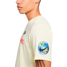 Camiseta de Manga Corta Hombre Nike Have A Nice Day Beige