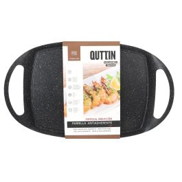 Quttin Parrilla Rectangular Lisa 47 x 29 x 4.5 cm (6 Unidades) Quttin Parrilla Rectangular Lisa 47 x 29 x 4.5 cm (6 Unidades)