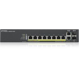 Zyxel GS2220-10HP-EU0101F Switch Gestionado L2 10 Puertos Gigabit Ethernet PoE con 2 Puertos SFP Combo, Montaje en Rack, Negro