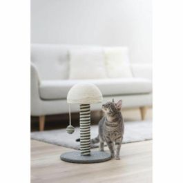 Kerbl Rascador para gatos KER4018653992289 Tronco 42 cm Gris/blanco Sisal Base ø 30 cm