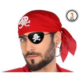 Set Pirata Rojo 3 Piezas - Pañuelo, Parche y Pendiente para Disfraces de Adulto Precio: 0.95000004. SKU: B1G9Z27RVJ
