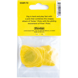 Dunlop Pack 12 Púas Tortex Flow 0.73Mm