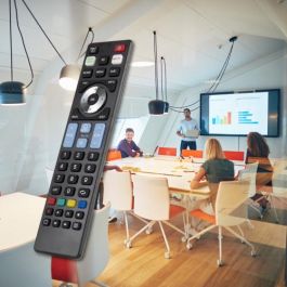 Ewent EW1576 Mando a Distancia Universal para Smart TV LG, Samsung, Sony, Panasonic, Philips con Funciones Smart y 3D