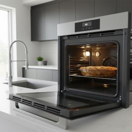 Molde Cake Redondo Horno Boro Ocuisine Vidrio Ô Cuisine 26x23x5 cm