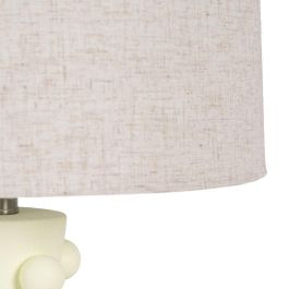 Lámpara Mesa Crema Metal-Cerámica 38 X 38 X 72 cm