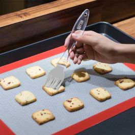 Quttin Pincel de Silicona con Mango Clear – Ideal para Repostería y Cocina, Resistente y Fácil de Limpiar (26.3 cm) (36 Unidades)