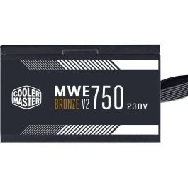 Cooler Master MWE Bronze 750W V2 Fuente de alimentación PC 750W 230V Certificado 80 Plus Bronze 5 años de garantía Cables planos negros Cooler Master MWE Bronze 750W V2 Fuente de alimentación PC 750W 230V Certificado 80 Plus Bronze 5 años de garantía Cables planos negros