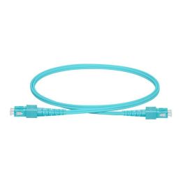 Lanview Cable de Fibra Óptica Multimodo SC-SC Dúplex 1m OM3 50/125 LSZH - Ideal para 10G/40G/100G Ethernet