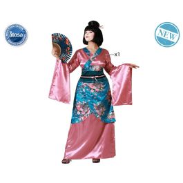 Disfraz China Kimono Rosa Mujer Adulto XXL Disfraz China Kimono Rosa Mujer Adulto XXL