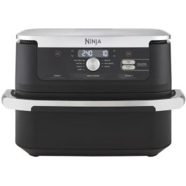 Ninja AF500EU Freidora de Aire Caliente Foodi FlexDrawer 10.4L Dual, 7 Funciones, 40-240°C, 8 Personas