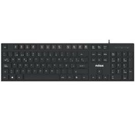 Teclado Nilox NXKBE000012 Negro Qwerty Español Teclado Nilox NXKBE000012 Negro Qwerty Español