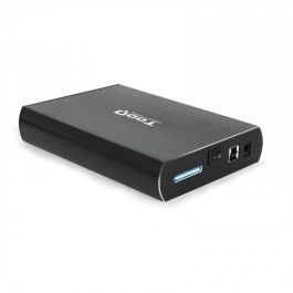 TooQ TQE-3531B Caja Externa para Disco Duro 3.5", USB 3.1 Gen 1 (5 Gbps), hasta 8 TB, SATA I/II/III, UASP, Aluminio Negro