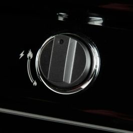 Grill Garden Barbacoa Gas 4 Quemadores, Superficie 76x41 cm, Parrilla Plancha, Encendido Piezoeléctrico, Tapa y Funda Protectora, Ruedas