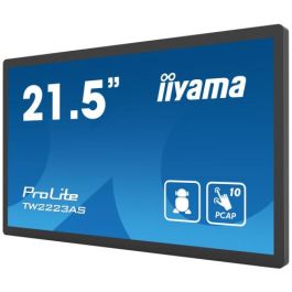 Iiyama 21,5" Panel-Pc Android 12, Soc Rk3399 4Gb, 32Gb, Pcap Bezel Free 10-Ptouch, 1920X1080, Va Panel, Speakers, Wifi, Bt5.2, Micro-Sd Slot, Usb 2X 2.0 1X 3.2, Mini-Jack (Mic/Headphone), Hdmi-Out, 350Cd/M, Cable Cover, Google Gms (TW2223AS-B2)