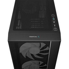 Caja para PC - DEEPCOOL - MATREXX 55 V4 Mesh C - Torre media - ATX - Vidrio templado - Frontal de malla - ARGB - Negro Caja para PC - DEEPCOOL - MATREXX 55 V4 Mesh C - Torre media - ATX - Vidrio templado - Frontal de malla - ARGB - Negro