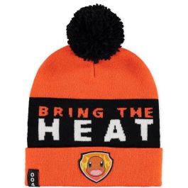 DIFUZED Pokémon Charmander Set Gorro y Guantes Invierno - 95% Acrílico, 4% Nylon, 1% Elastano