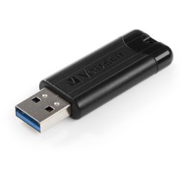 Verbatim Pendrive Pinstripe 16 GB USB 3.2 Retráctil Negro