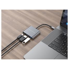 Conceptronic Docking USB-C 3in1 1xHDMI 4K 1xUSB-A 3.0 1xUSB-C Alimentacion 100W