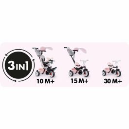 Smoby SMO741504 Triciclo Baby Driver Rosa
